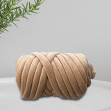 Maxbell Chunky Yarn Durable Comfortable for Crocheting Hand Knitting Weaving Khaki