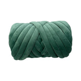 Maxbell Chunky Yarn Durable Comfortable for Crocheting Hand Knitting Weaving Green