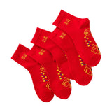 Maxbell 5 Pairs Red Socks Novelty Gifts Soft Warm Spring Festival Wedding