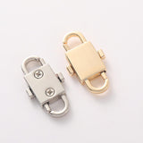Maxbell Bag Length Shortener Clasps Adjustable Bag Buckles for Purse DIY Accessories silver