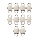 Maxbell Bag Length Shortener Clasps Adjustable Bag Buckles for Purse DIY Accessories silver