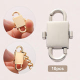 Maxbell Bag Length Shortener Clasps Adjustable Bag Buckles for Purse DIY Accessories silver