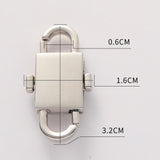 Maxbell Bag Length Shortener Clasps Adjustable Bag Buckles for Purse DIY Accessories silver
