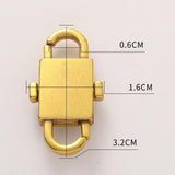 Maxbell Bag Length Shortener Clasps Adjustable Bag Buckles for Purse DIY Accessories gold