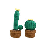 Maxbell Crochet Kit Accessories Handmade Crocheted Planter for Kids Teens Beginners Deep Green