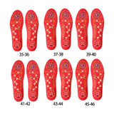 Maxbell Chinese Red Insoles Soft for Winter Sports Walking Training 35-36