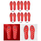Maxbell Chinese Red Insoles Soft for Winter Sports Walking Training 35-36