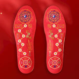 Maxbell Chinese Red Insoles Soft for Winter Sports Walking Training 35-36