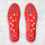 Maxbell Chinese Red Insoles Soft for Winter Sports Walking Training 43-44