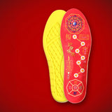 Maxbell Chinese Red Insoles Soft for Winter Sports Walking Training 43-44