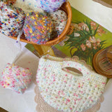 Maxbell Hand Knitting Yarn Sewing Crocheting DIY Projects for Bag Scarves Clothing Style D