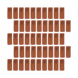 Maxbell Handmade Labels DIY Embossed Tags Sew On Labels Crocheting Hats Bags Brown