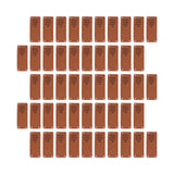 Maxbell Handmade Labels DIY Embossed Tags Sew On Labels Crocheting Hats Bags Brown