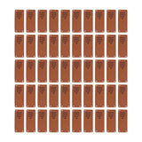 Maxbell Handmade Labels DIY Embossed Tags Sew On Labels Crocheting Hats Bags Brown