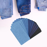 Maxbell 15Pcs Denim Patches Repairing Decoration Clothing Repair for Jackets Jeans