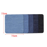 Maxbell 5Pcs Iron On Patches Clothing Repair for Elbow Knee Repairing Jackets Jeans 7.5cmx7.5cm Square