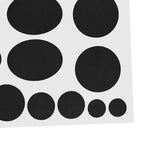 Maxbell Down Jacket Repair Patches Clothing Repair Patch Fabric Patch for Clothes 12pcs Black