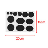 Maxbell Down Jacket Repair Patches Clothing Repair Patch Fabric Patch for Clothes 12pcs Black