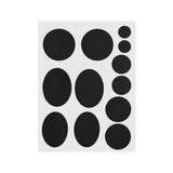Maxbell Down Jacket Repair Patches Clothing Repair Patch Fabric Patch for Clothes 12pcs Black
