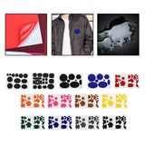 Maxbell Down Jacket Repair Patches Clothing Repair Patch Fabric Patch for Clothes 12pcs Black