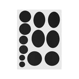 Maxbell Down Jacket Repair Patches Clothing Repair Patch Fabric Patch for Clothes 12pcs Black