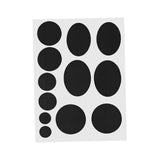 Maxbell Down Jacket Repair Patches Clothing Repair Patch Fabric Patch for Clothes 12pcs Black