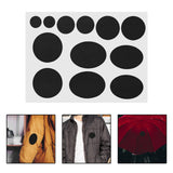 Maxbell Down Jacket Repair Patches Clothing Repair Patch Fabric Patch for Clothes 12pcs Black