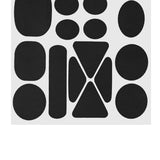 Maxbell Down Jacket Repair Patches Clothing Repair Patch Fabric Patch for Clothes 18pcs Black
