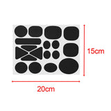 Maxbell Down Jacket Repair Patches Clothing Repair Patch Fabric Patch for Clothes 18pcs Black