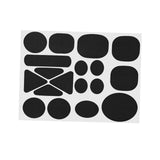 Maxbell Down Jacket Repair Patches Clothing Repair Patch Fabric Patch for Clothes 18pcs Black