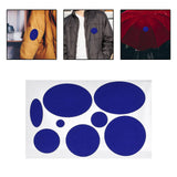 Maxbell Down Jacket Repair Patches Clothing Repair Patch Fabric Patch for Clothes 8pcs Blue