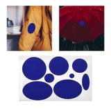 Maxbell Down Jacket Repair Patches Clothing Repair Patch Fabric Patch for Clothes 8pcs Blue