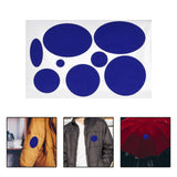 Maxbell Down Jacket Repair Patches Clothing Repair Patch Fabric Patch for Clothes 8pcs Blue