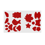 Maxbell Down Jacket Repair Patches Clothing Repair Patch Fabric Patch for Clothes 21pcs Red
