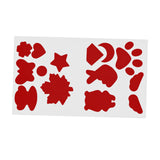 Maxbell Down Jacket Repair Patches Clothing Repair Patch Fabric Patch for Clothes 21pcs Red