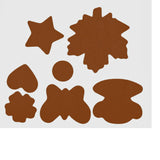 Maxbell Down Jacket Repair Patches Clothing Repair Patch Fabric Patch for Clothes 21pcs Brown