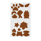 Maxbell Down Jacket Repair Patches Clothing Repair Patch Fabric Patch for Clothes 21pcs Brown