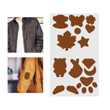 Maxbell Down Jacket Repair Patches Clothing Repair Patch Fabric Patch for Clothes 21pcs Brown