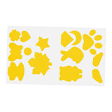 Maxbell Down Jacket Repair Patches Clothing Repair Patch Fabric Patch for Clothes 21pcs Yellow