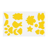 Maxbell Down Jacket Repair Patches Clothing Repair Patch Fabric Patch for Clothes 21pcs Yellow