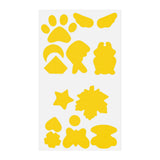 Maxbell Down Jacket Repair Patches Clothing Repair Patch Fabric Patch for Clothes 21pcs Yellow