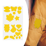 Maxbell Down Jacket Repair Patches Clothing Repair Patch Fabric Patch for Clothes 21pcs Yellow