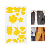 Maxbell Down Jacket Repair Patches Clothing Repair Patch Fabric Patch for Clothes 21pcs Yellow