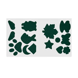 Maxbell Down Jacket Repair Patches Clothing Repair Patch Fabric Patch for Clothes 21pcs Green