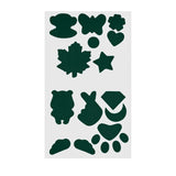 Maxbell Down Jacket Repair Patches Clothing Repair Patch Fabric Patch for Clothes 21pcs Green