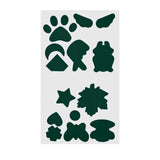 Maxbell Down Jacket Repair Patches Clothing Repair Patch Fabric Patch for Clothes 21pcs Green