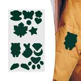 Maxbell Down Jacket Repair Patches Clothing Repair Patch Fabric Patch for Clothes 21pcs Green