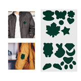 Maxbell Down Jacket Repair Patches Clothing Repair Patch Fabric Patch for Clothes 21pcs Green