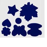 Maxbell Down Jacket Repair Patches Clothing Repair Patch Fabric Patch for Clothes 21pcs Blue
