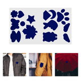 Maxbell Down Jacket Repair Patches Clothing Repair Patch Fabric Patch for Clothes 21pcs Blue